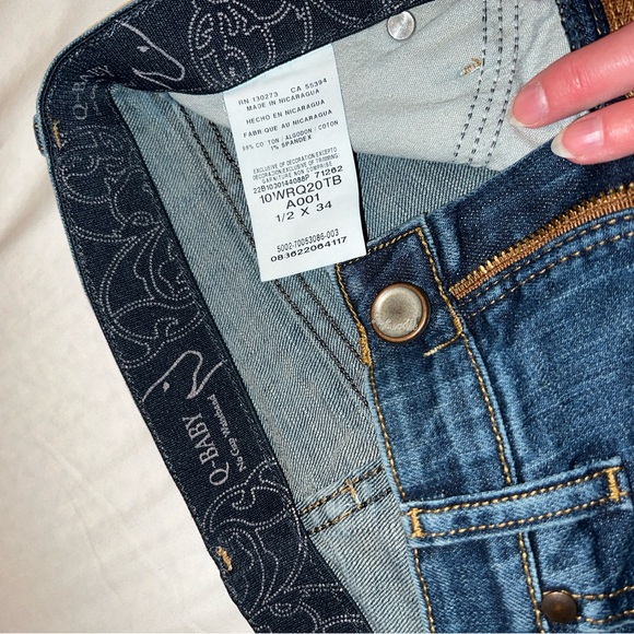 Wrangler Q Baby Dark Blue Women's Flare Jeans - Picture 5 of 5